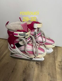 Dívčí lední brusle rostoucí 29-32
