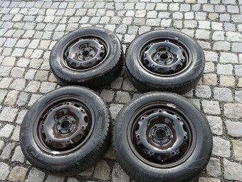ZIMNÍ PNEU + DISKY 165/70R14 ŠKODA FABIA SEAT VW