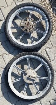 Litá kola Sachs 17 na stavbu pionýr babeta závodní moto