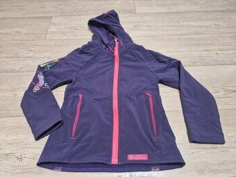 Dívčí vyšívaná letní softshellová bunda 116-122