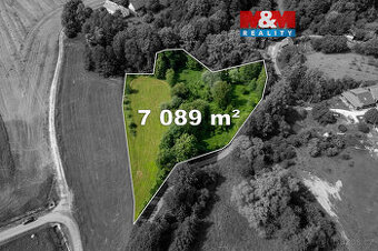 Prodej pozemku k bydlení, 7089 m2, Vlčice