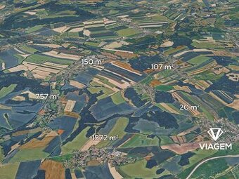 Les 2 606 m², Podíl 50 % o výměře 1 303 m²