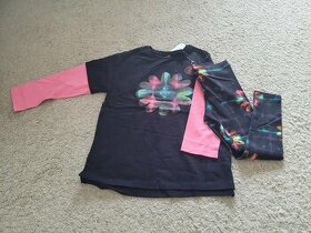 Set dívčí tričko s dl rukávem a legíny 122 - 1