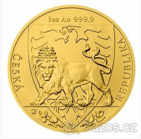Zlatá mince, Český lev 2020, 1 Oz