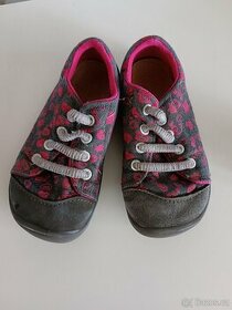 3F Barefoot dětské boty šedo-růžové, vel. 29, 18 cm