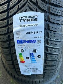 Celoroční pneu 215/45/17 91W Nokian Seasonproof