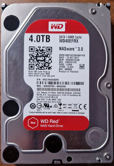 Disk Western Digital Red WD40EFRX 4TB HDD, SATA
