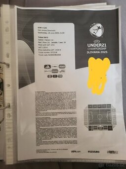 Vstupenky U21 Česko-Slovinsko