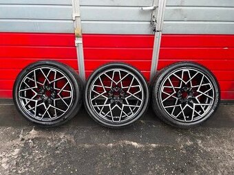 3x ALU kola 18" 8J + letní pneu 235/45/R18