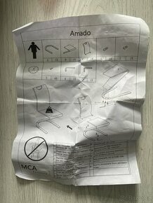 JÍDELNÍ ŽIDLE AMADO (černá)