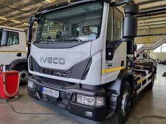 NOVÉ IVECO 180E28 EUROCARGO RUKA + NOSIČ KONTEJNERU 10T