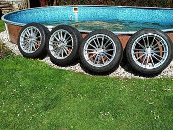 Alu kola DOTZ pro BMW X3,dvourozměrné 19",letní pneu