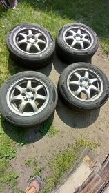 4x alu kola 5x108 + pneu letní 215/55 R16