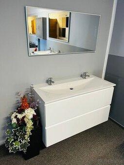 Umyvadlo se skříňkou a zrcadlem 110x50 - 1