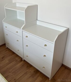 Komoda HAUGA IKEA bílá