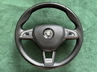 Multifunkční volant Octavia Scout 2017 + Airbag