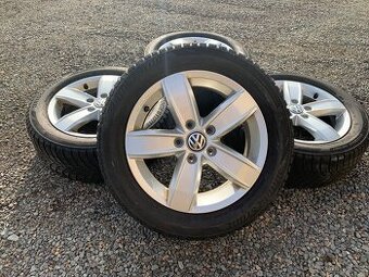 Alu orig zimní sada VW Corvara 5x112 6J ET48 205/55 R16