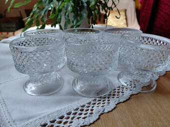 Retro poháry na zmrzlinu 6 ks