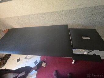 Elektrické Masážní lehátko černé 1 motor