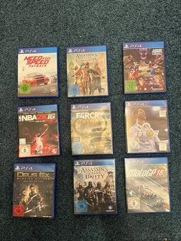 Prodávám ps4 hry