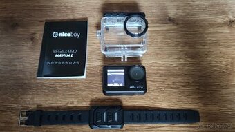 Prodám akční kameru NiceBoy Vega X PRO včetně 64GB SD karty