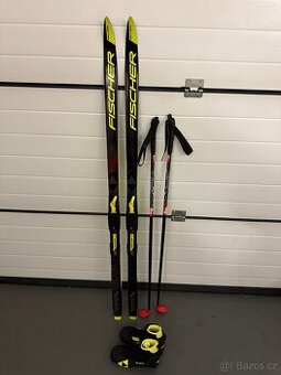 Set dětské běžky + hulky + boty na běžky