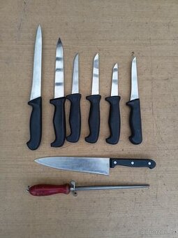 Řeznické věci, nůž,nože,ocilka.
