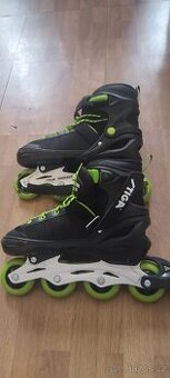 Kolečkové brusle Tornádo vel. 38-41 rostoucí