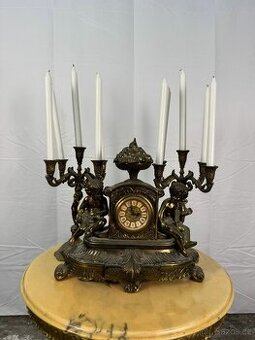 Krbové hodiny se svícny (138030)