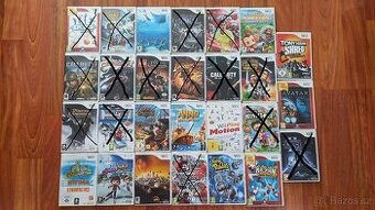 Prodám hry pro Nintendo Wii