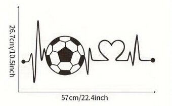 Fotbalové samolepky na zeď - 1