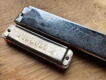 Foukací harmonika malá / standardní - 1