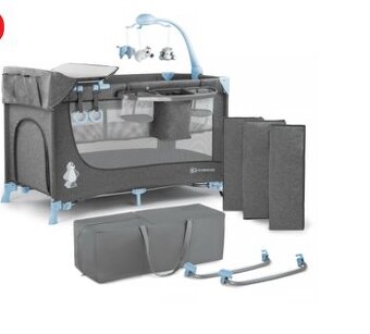 Dětská cestovní postýlka kinderkraft-modrá