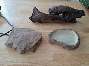 Topný kámen, miska pro agamu