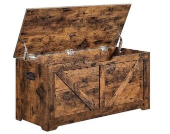 Truhla s úložným prostorem Vasagle Venge hnědá