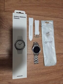 Prodám Samsung Galaxy Watch 4 Classic 42 mm + ocelový pásek