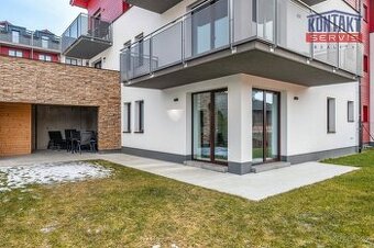 Prodej luxusního apartmánu 3+KK se saunou, terasou a zahrado