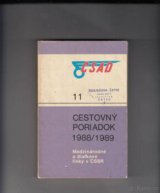 Cestovný poriadok 1988/1989