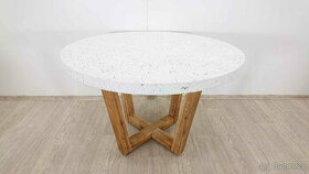 Zahradní stůl s deskou z kamene Kave Home Shanelle, o 120 cm