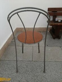 Zahradní kovové židle