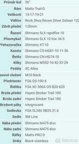 Merida Matts Trail+příslušenství ZDARMA