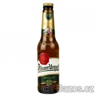 Pilsner Urquell 0.33 litru vývozní.