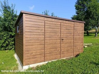 moderni garaz,domecek na naradi, zahradni domek