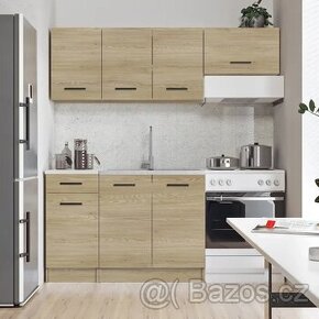 Kuchyňská linka dub sonoma šíře 180 cm - NOVÁ
