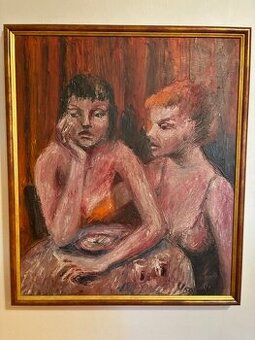 Obraz - Max Urbánek 1959, olej na plátně 60x50