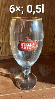 Sklenice Stella Artios Belgium, 6ks, 50cl