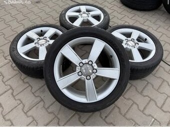 4x al kola 5x112 17 + pneu letní 225/45 R17