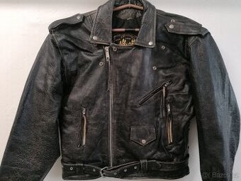 Křivák kožená bunda motobunda