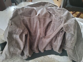 Alpha Industries kozena bunda límec beran.
