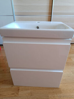 Koupelnová skříňka s umyvadlem Cersanit Dormo 50x34,5x63 cm